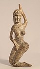 Chinese archaistic jade female nude figure