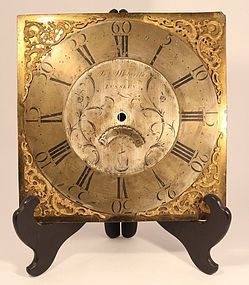 18th c Whitworth of Lussley clock face v9