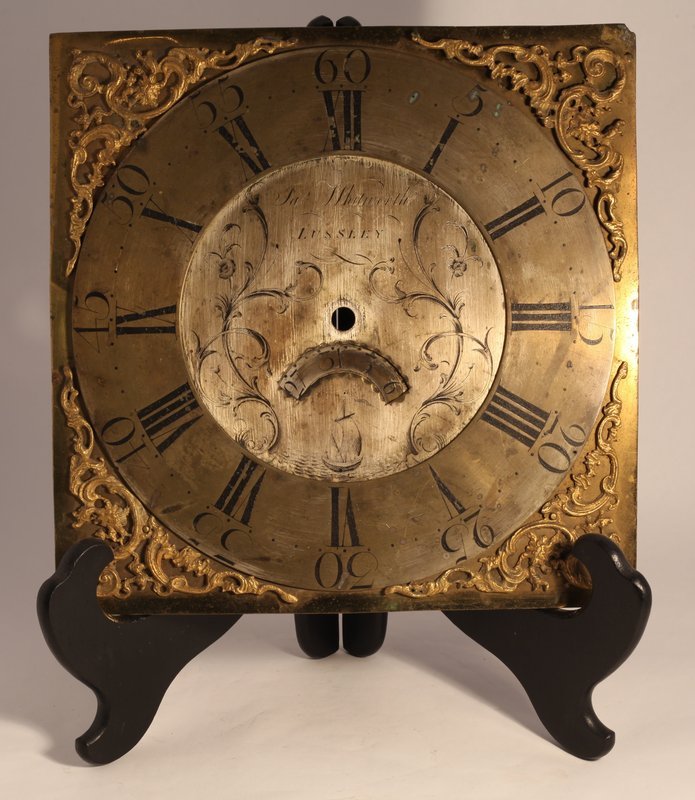 18th c Whitworth of Lussley clock face v9