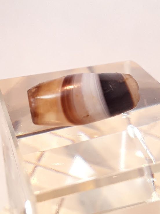 Ancient banded agate bead Roman - Persian 100 BC- 300