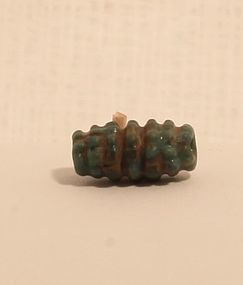 Egyptian Amarna New Kingdom 18th-19th Dynasty molded Fiance bead v4