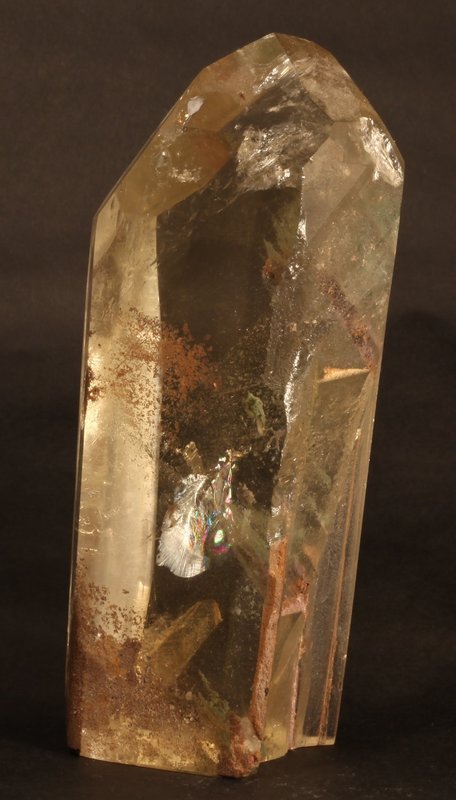 Tall Quartz point with various inclusions
