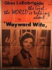 1953 The Wayward Wife Reproduction Poster Print Style A