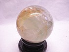 large Fluorite sphere in pale green