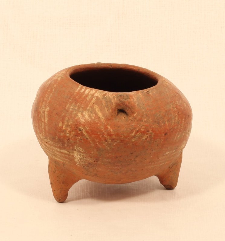 Costa Rican Pre Columbian Terracotta Tripod leg Pot