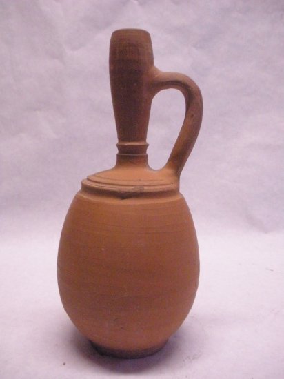 Ancient Roman or mediterranean  terracotta wine jug
