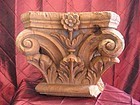 Fine Teakwood carved Indian carved Capital