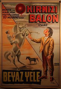 Lithograph Movie Poster for The Red Balloon Turkish Release