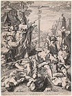 Moses and the Brazen Serpent c 1597 Francesco Villamena Italian