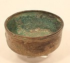 Khmer cast bronze bowl