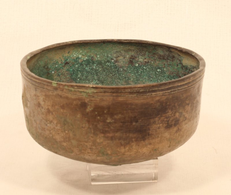 Khmer cast bronze bowl