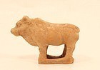 Tang Dynasty Red Pottery Tomb Model of an Ox