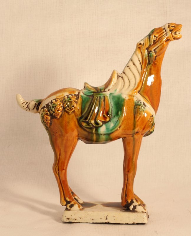 Chinese Tang style Sancai Glazed  Horse