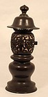 Japanese Temple Toro - Lantern in Bronze v7