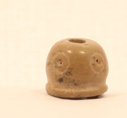 Pre Columbian Peruvian Chavin Bone Crawfish shaped Spoon and Bead