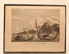 C 1780 " View of the Island of Otaheite" Capt Wallis