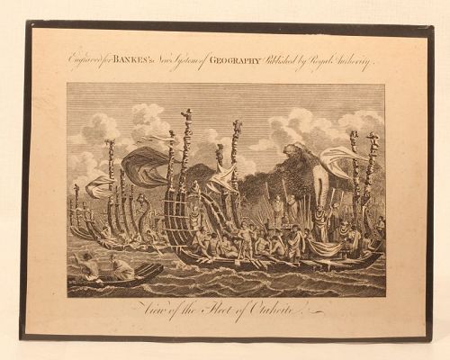 c.1780 "View of the Fleet of Otaheite"