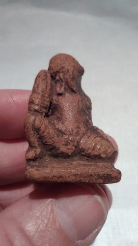 300-200 BC India Mauryan Empire Terracotta deity fragment v7