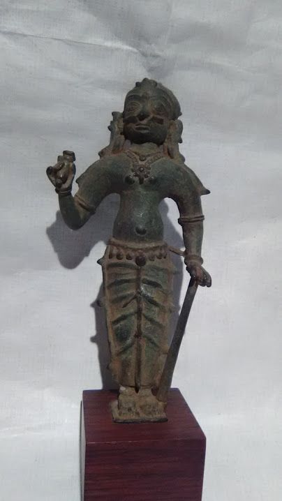 16thc Hindu Figure of a South India Folk Hero