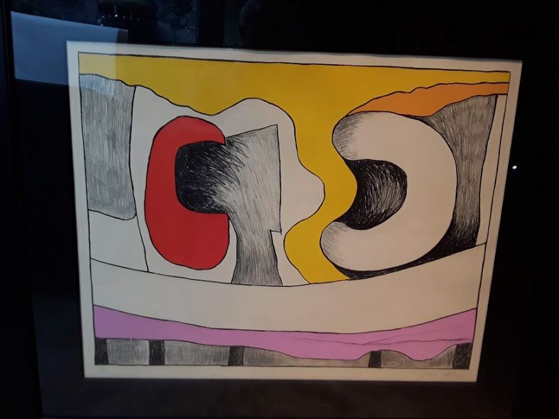 James Kelly 1913-2003 S F 1950s Abstract Limited edition graphic