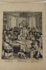 WILLIAM HOGARTH ENGRAVINGS 1751 4 Stages of Cruelty