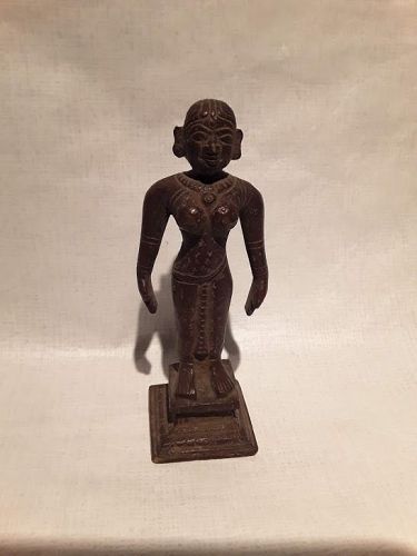 India 19th c Hindu figure of Lakshmi