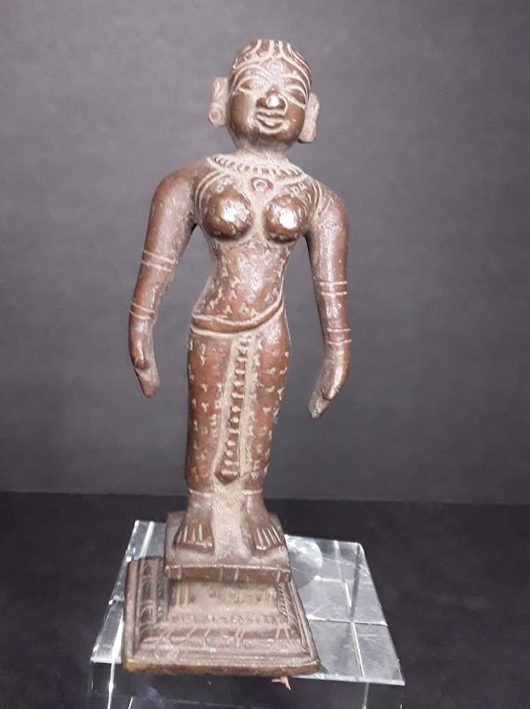 India 19th c Hindu figure of Lakshmi