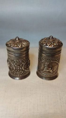 Vintage Sterling silver Thai Burmese Continental group lot