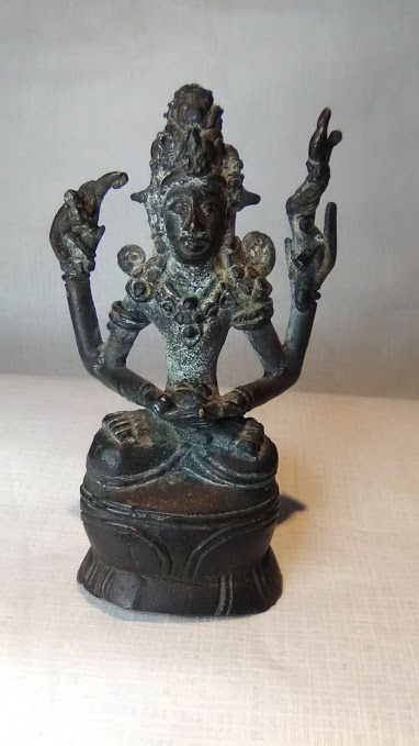 Javanese- Majapahit Bronze Buddhist Figure