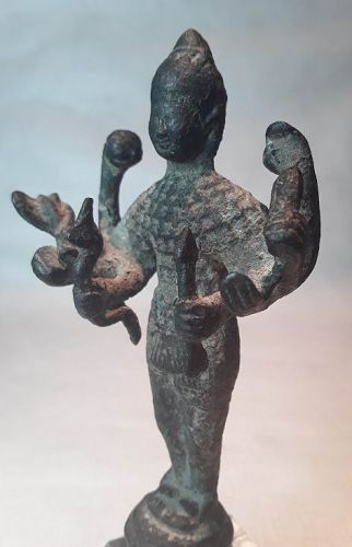 Lopburi Bronze Radiant Lokesvara, or Avalokiteshvara