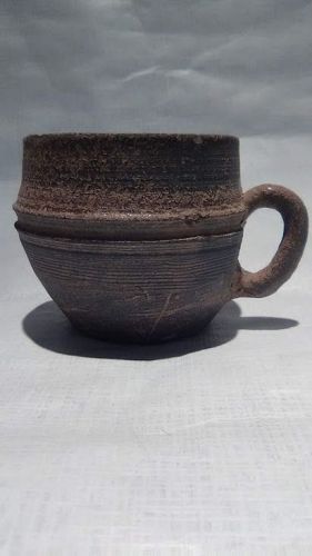 Korean United Silla Stoneware handled Cup c 700 Ad v0