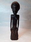 Antique African Ebony sculpture of a village woman