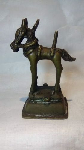 Antique Hindu Jain Bronze Figure of a Horse without rider