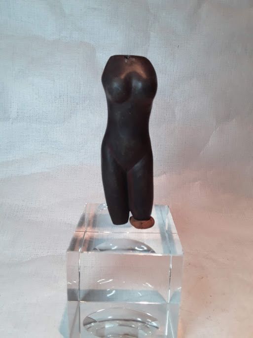 Alexander Ney Russian American sculptor &quot;Brown standing Nude&quot; N3