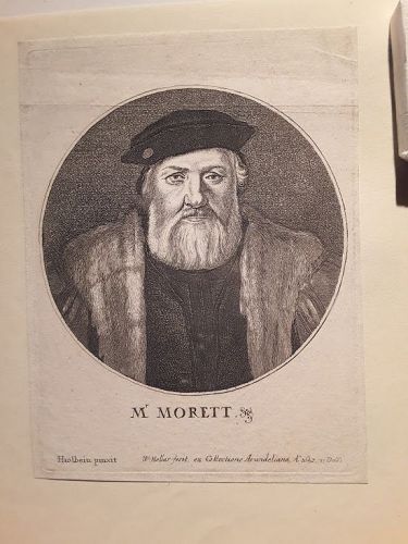 M Morett etching By Wenceslaus Hollar c 1647