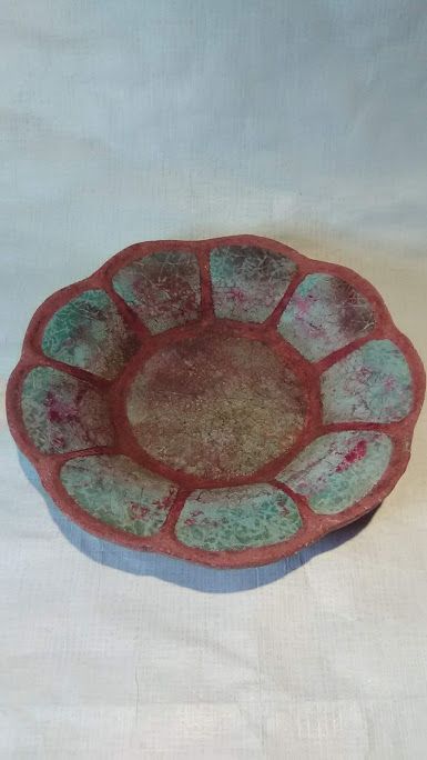 Rorke’s Drift ELC raku Zulu ceramic plate