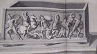 18thc Neoclassical engraved Roman soldier Prints designer lot #209