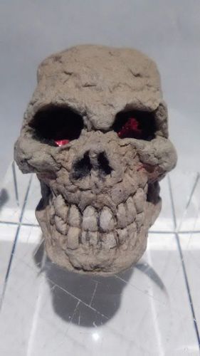 Michael Lee Ford Outsider folk  Prison art "skull" sculpture