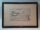 Antique Map of Alderney c1691 by Robert Morden