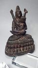 Fine antique Tibetan Vajradhara and Consort figure