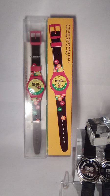 3 M&M limited Edition watches