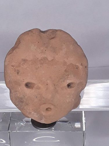 Mexican Pre Columbian Tlatilco Terracotta Head