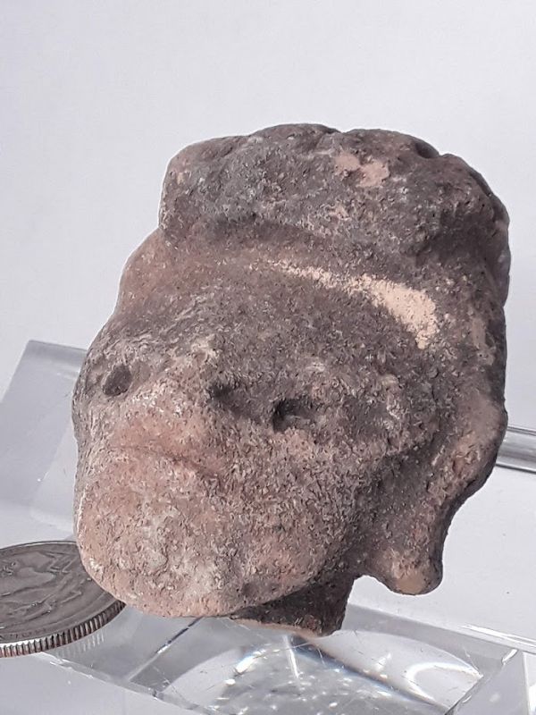 Mexican Pre Columbian Tlatilco Terracotta Head