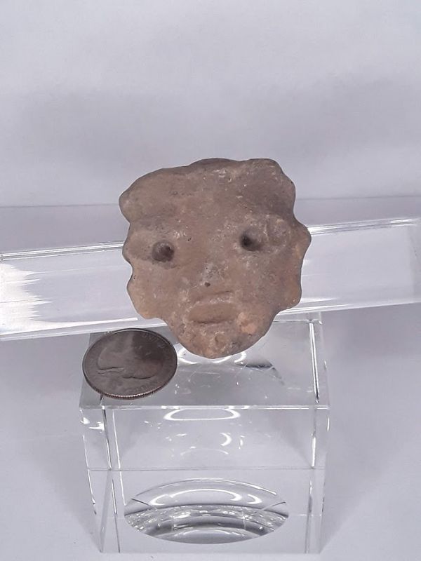 Mexican Pre Columbian Tlatilco Terracotta Head