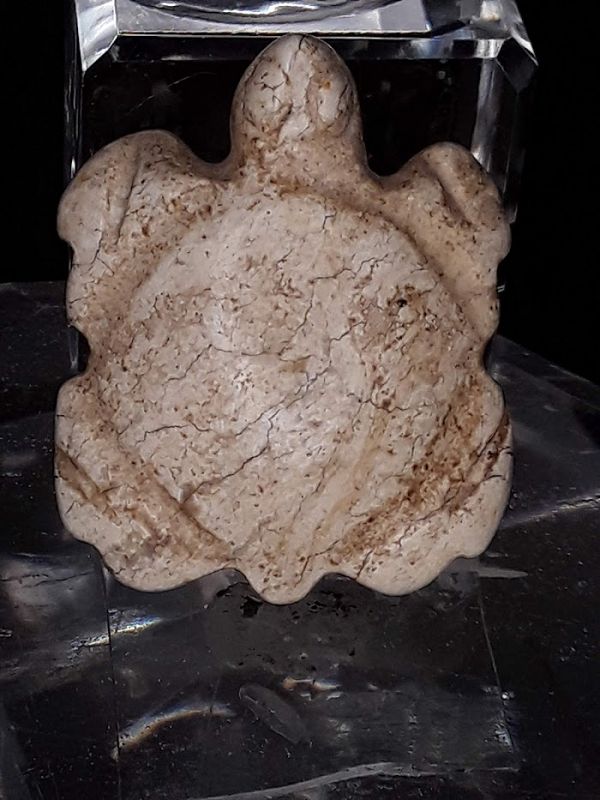 Neolithic Hongshan Chicken bone Jade Turtle pendant
