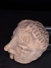 Mexican Pre Columbian Tlatilco Terracotta Face Fragment
