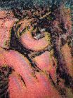 1972 Original William Weege Erotic nude 3 way Flocked glitter 1/1