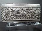 Chinese Bronze? trinket or stash box with Foo dog on lid