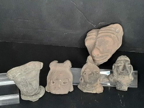 Mexican Pre Columbian Tlatilco Terracotta Nice bust Group lot 6