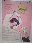 KUKRYNIKSY Soviet Russian satire propaganda poster MILK LADY